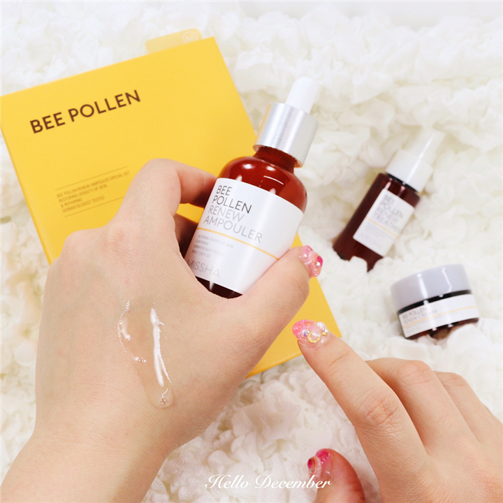 Missha Bee Pollen Renew 肌膚重現年輕 蜂 采 Soleisure